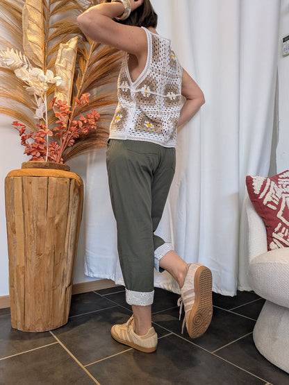 Pantalon Wendy kaky