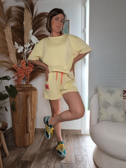 Ensemble Elsa jaune (adulte)
