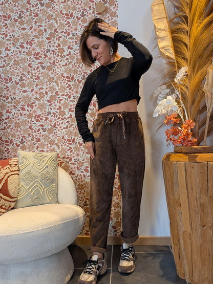 Pantalon Victoria camel