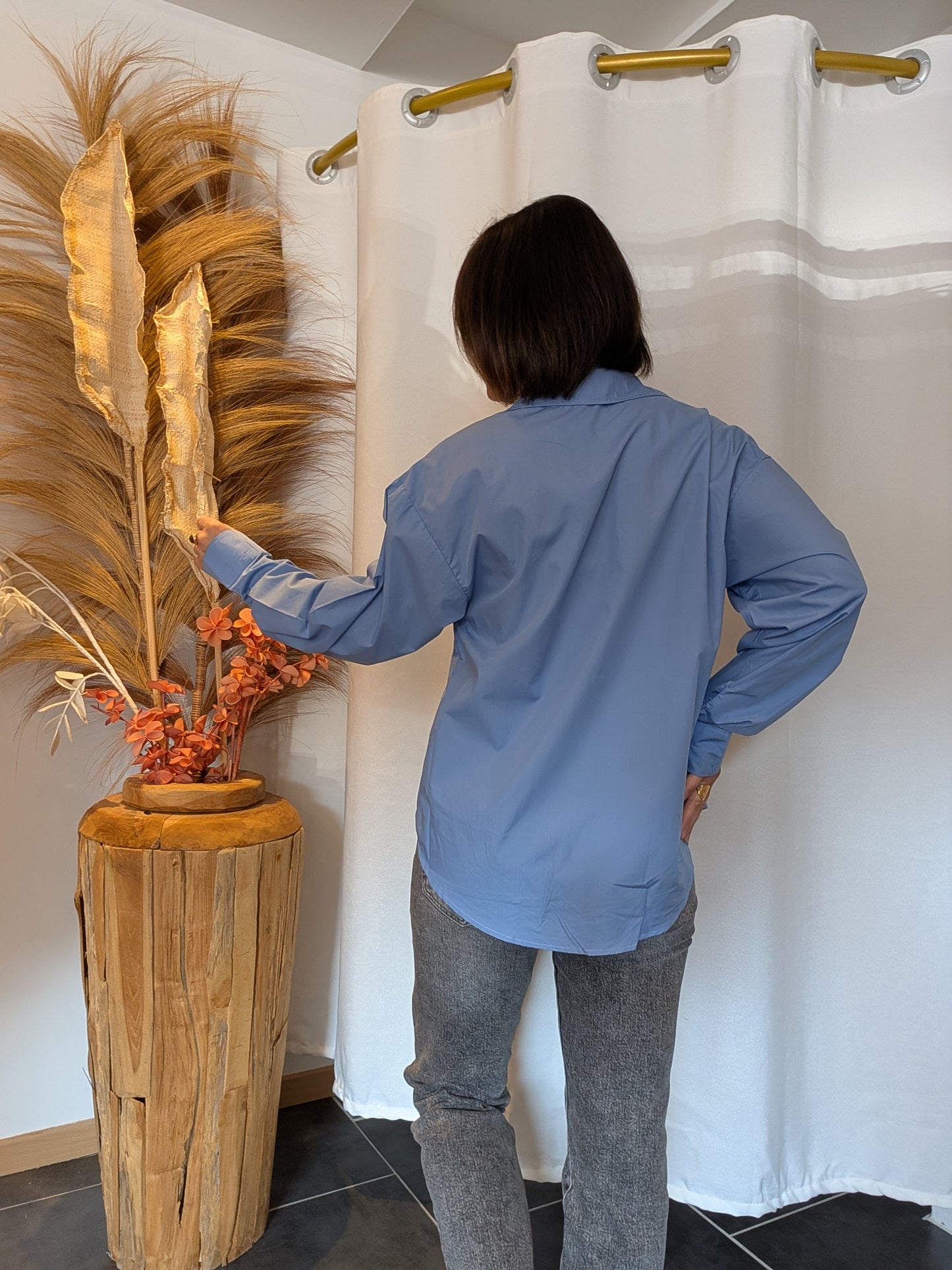Chemise Zélia bleu