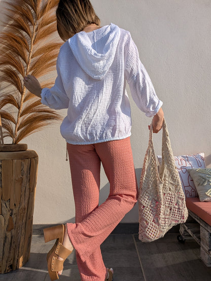 Pantalon Auria saumon