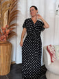 Robe à pois Rosa noir