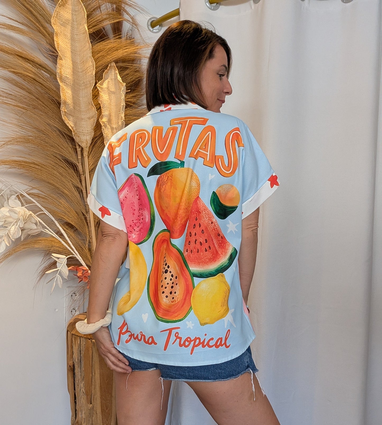 Chemise oversize Frutas