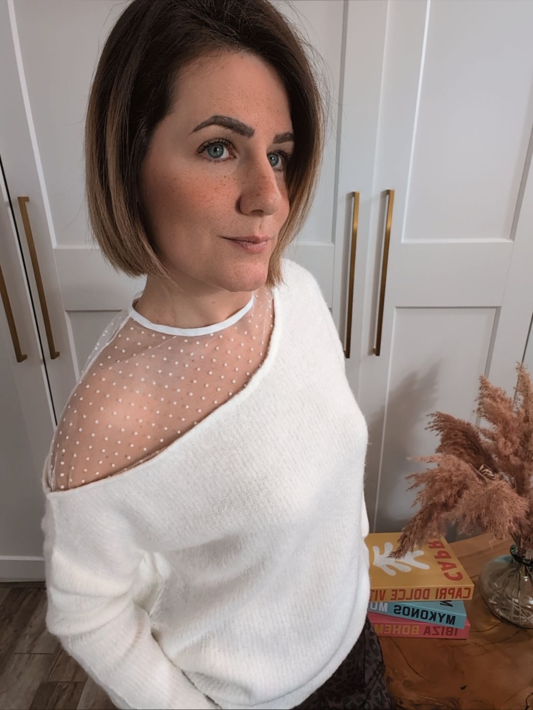 Pull Laurie - Décolleté dentelle ultra féminin