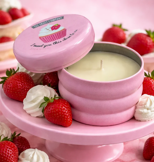 Bougie Parfumée fraise chantilly