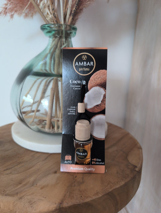 Désodorisant voiture Ambar coco 6,5 ml