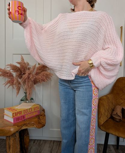 Pull Noé rosé - La pièce qui fait tout