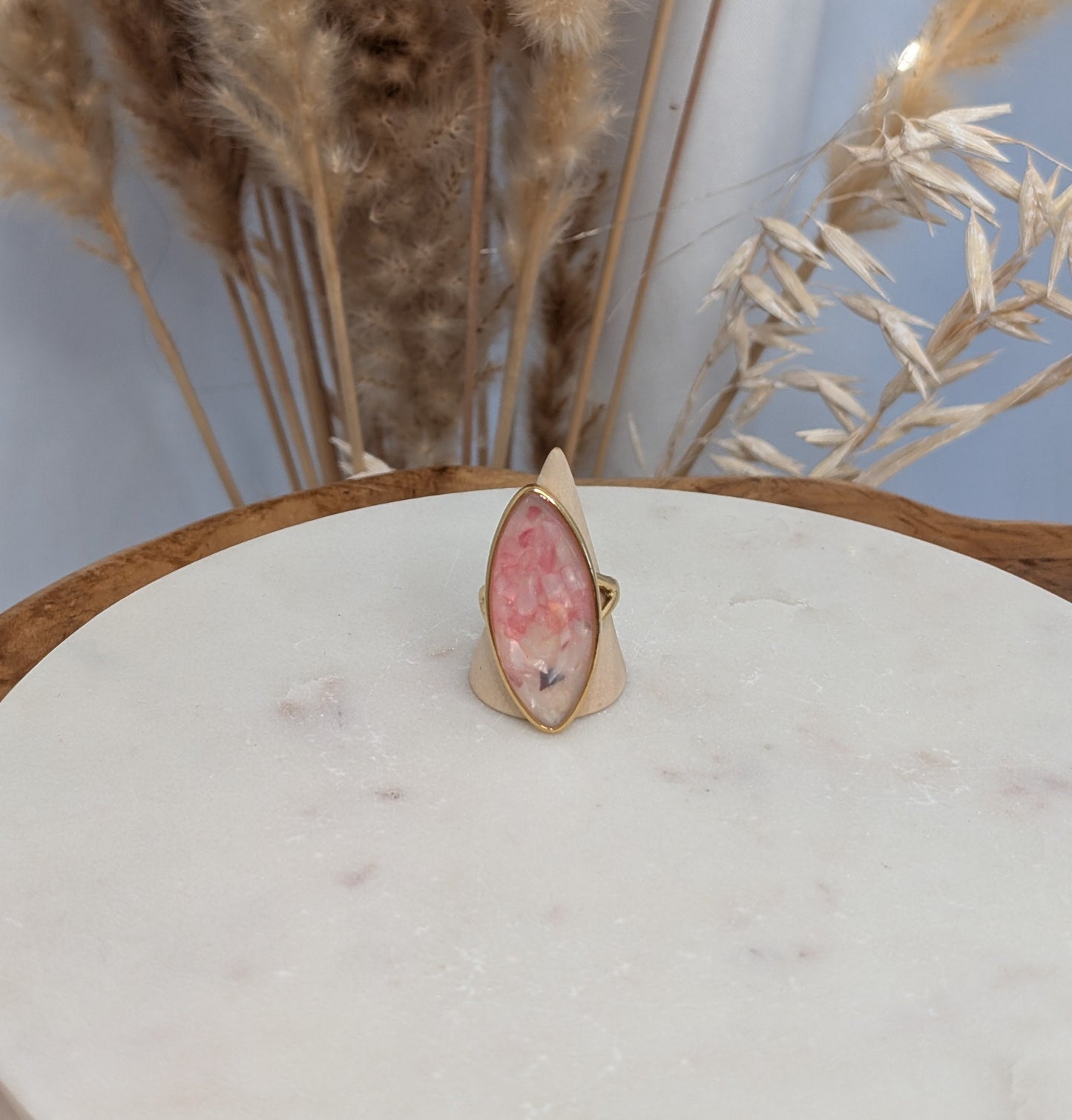 Bague Sireine rose