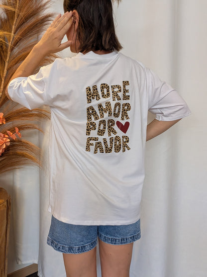 Tee-shirt More Amore Léopard