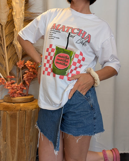 Tee-shirt Matcha Late