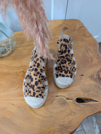 Espadrilles léopard