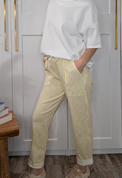 Pantalon Adéle jaune - Tendance pour le printemps