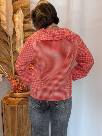 Blouse Victoire orange