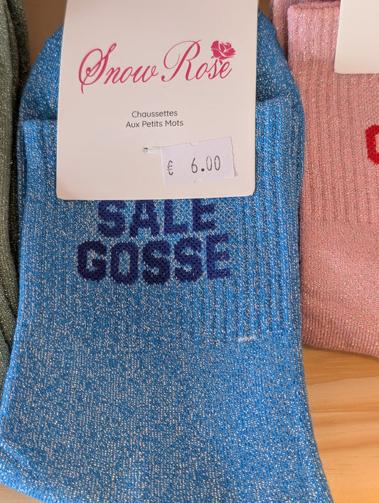 Chaussettes Sale gosse bleu