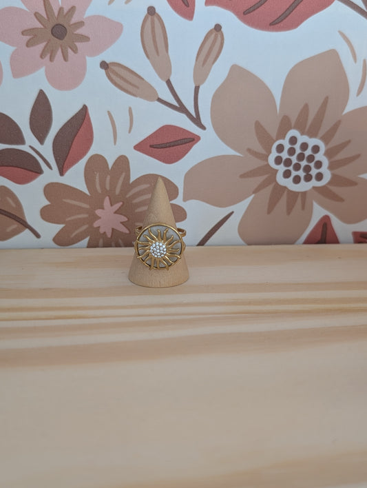 Bague déstressante soleil