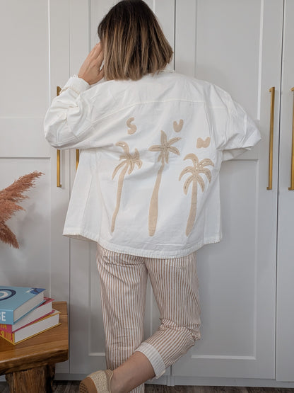 Veste Caroline - Les palmiers qui font briller ton style