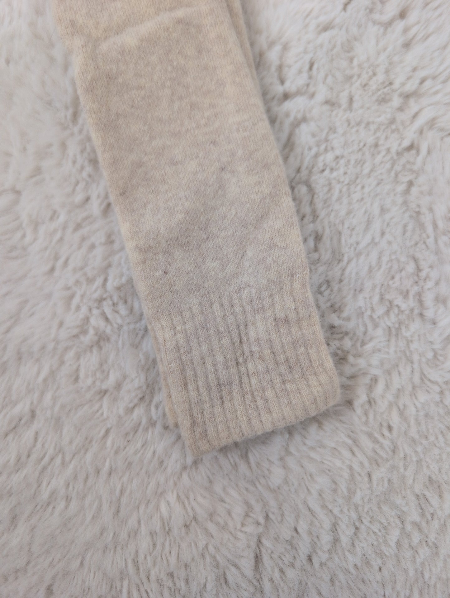 Mi-bas chaussettes hautes beige