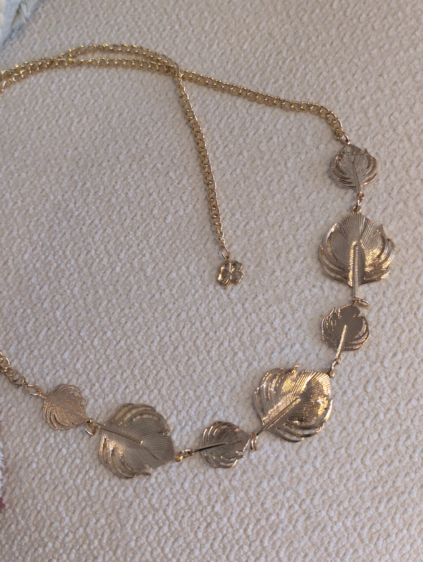 Ceinture bijoux feuilles