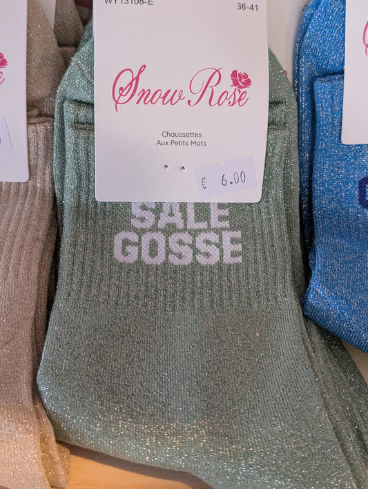 Chaussettes Sale gosse vert