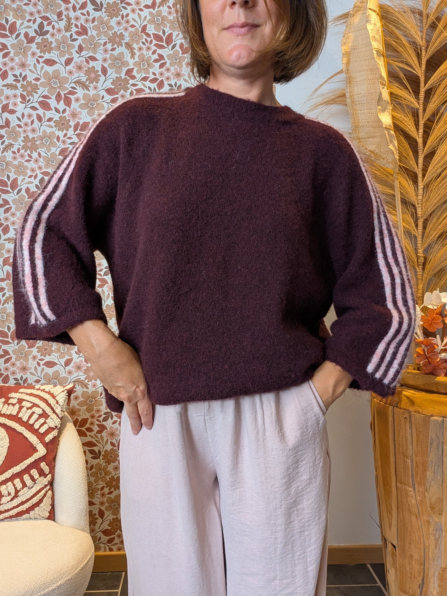 Pull Miko bordeaux