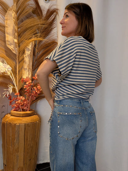 Tee-shirt rayé Diva jeans