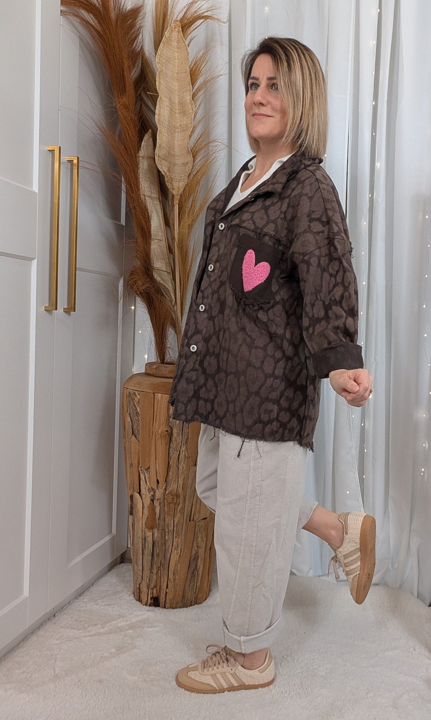 Pantalon cotelé Valéria beige