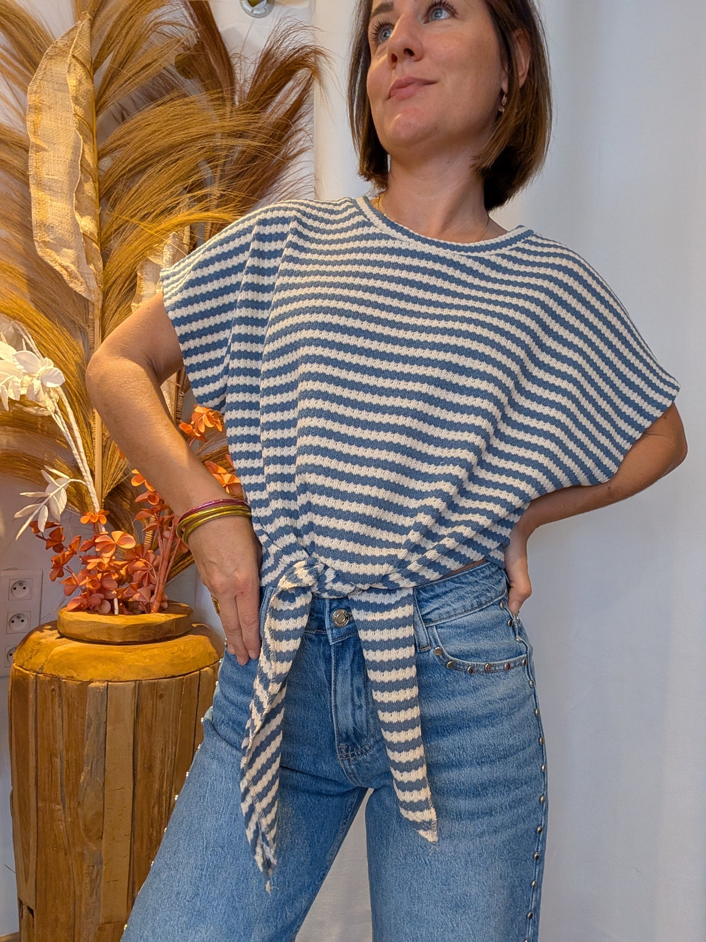 Tee-shirt rayé Diva jeans