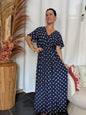 Robe à pois Rosa bleu