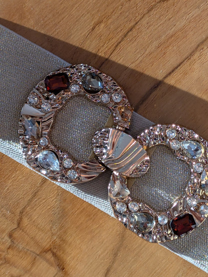 Ceinture élastique Strass
