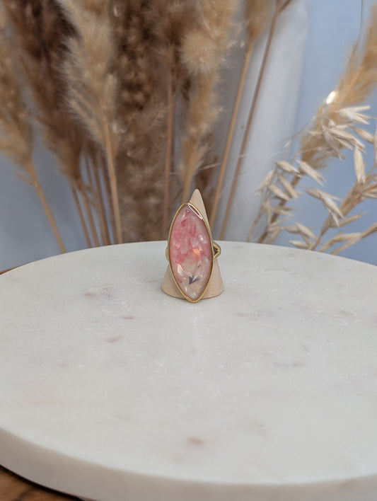 Bague Sireine rose