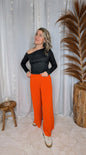 Pantalon plissée très fluide - Julia (orange)