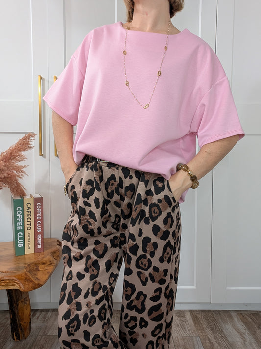 Tee-shirt Jeanne rose