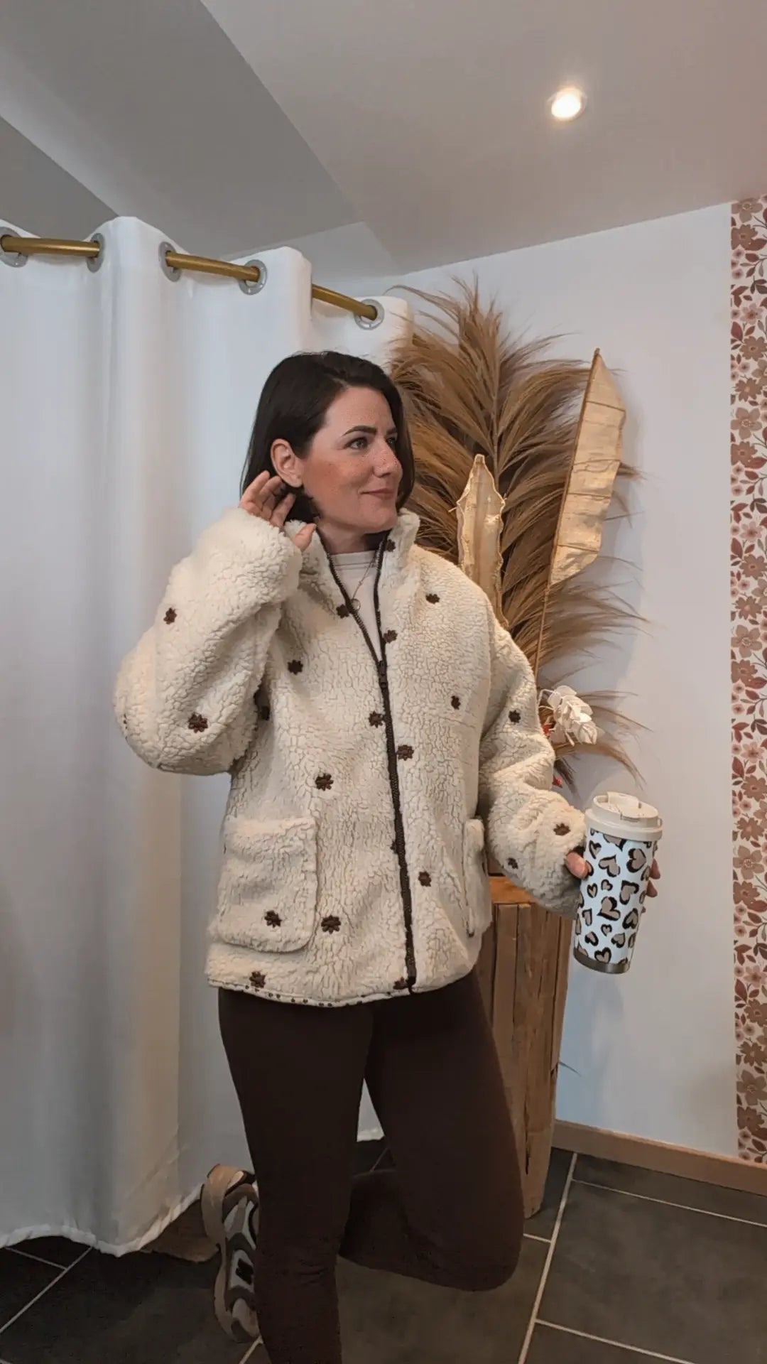 Veste réversible Floral