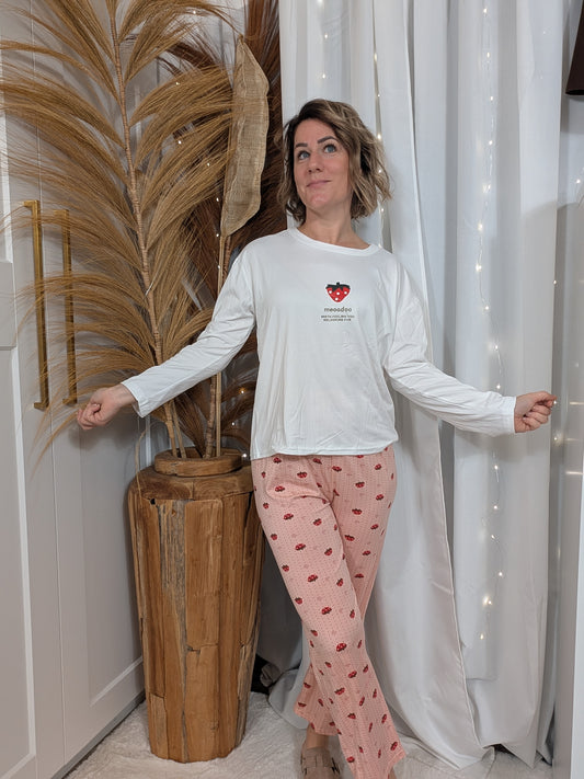 Ensemble pyjamas - Fraise