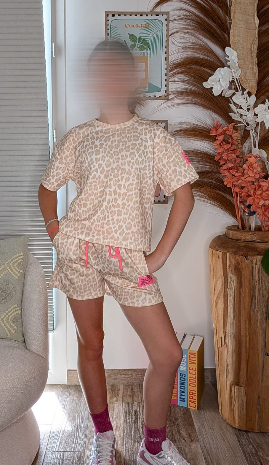 Ensemble Elsa beige (4-14ans)